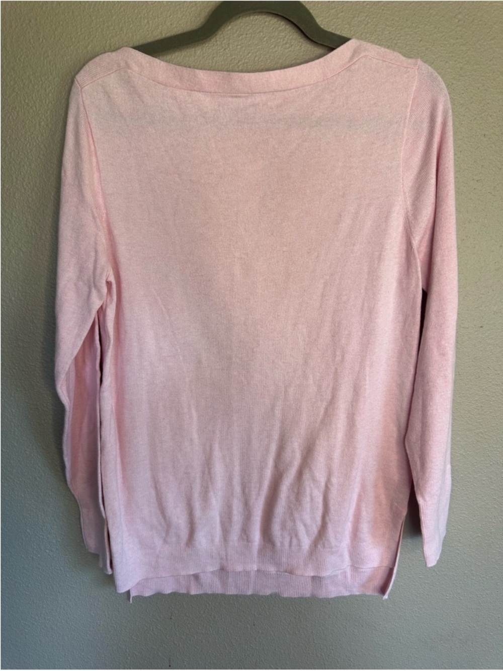 J. Crew Pastel Pink Crewneck Sweater